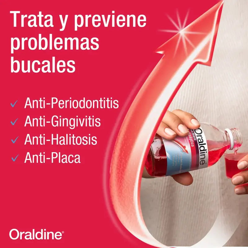Oraldine Αντισηπτικό, συσκευασία 2 x 400 ml + 200 ml