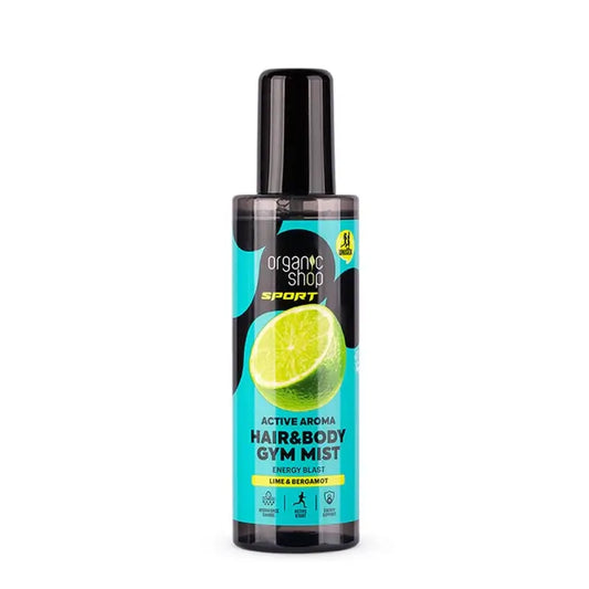 Organic Shop Σπρέι για τα μαλλιά και το σώμα για μετά το γυμναστήριο, 200 ml