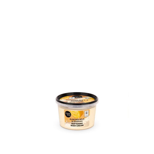 Organic Shop Κρέμα σώματος με απαλυντικές ιδιότητες, με γάλα αμυγδάλου και μπανάνα, 250 ml 
