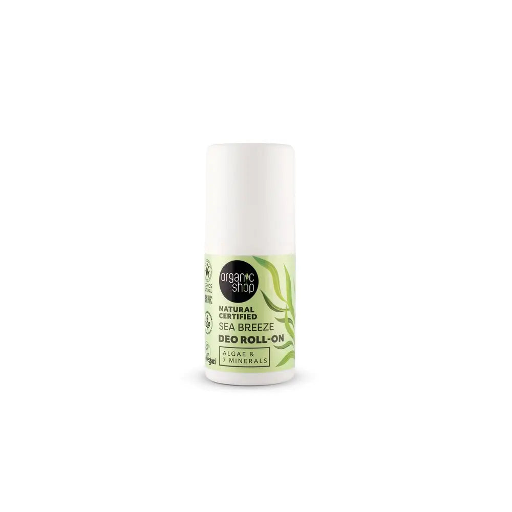 Organic Shop Αποσμητικό Roll-on με Φύκια και 7 Ορυκτά, 50 ml 