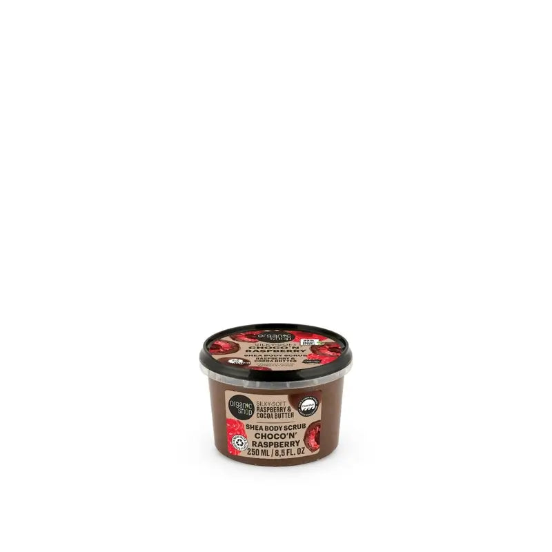 Organic Shop Απολεπιστικό Σώματος με Κακάο και Σμέουρο Choco & Raspberry, 250 ml