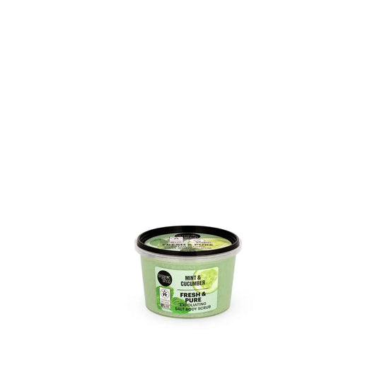 Organic Shop Απολεπιστικό Σώματος με Αλάτι, Μέντα και Αγγούρι Fresh & Pure, 250 ml 