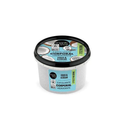 Organic Shop Ενυδατικό Απολεπιστικό Σώματος με Καρύδα από την Organic Shop, 250 ml 