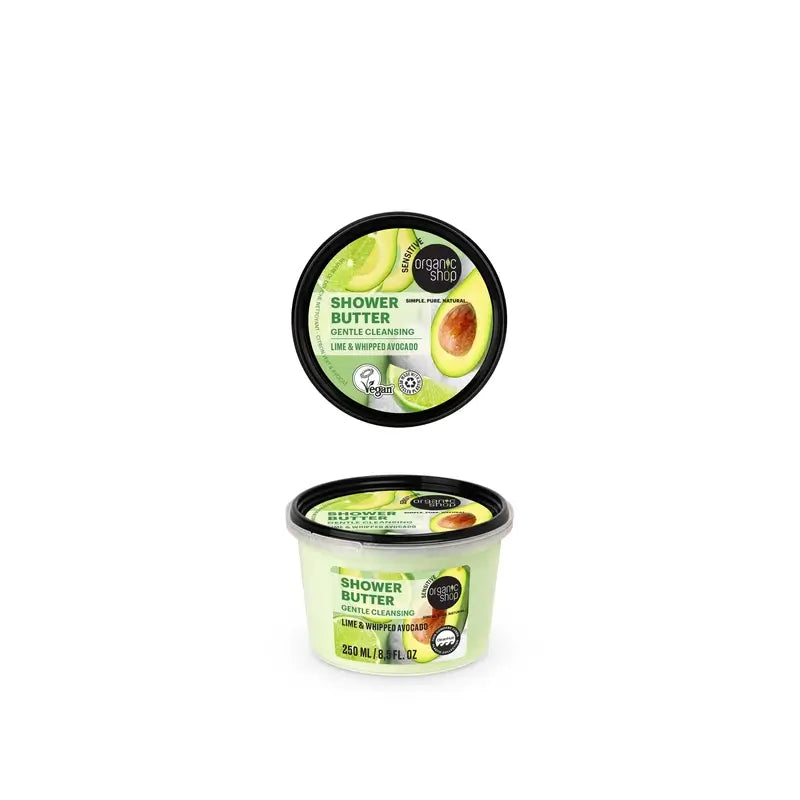 Organic Shop Κρέμα ντους με αβοκάντο και λάιμ, 250 ml