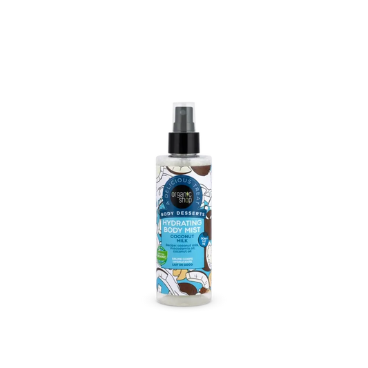 Organic Shop Ενυδατικό Σπρέι Σώματος με Γάλα Καρύδας, 200 ml 