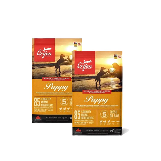Orijen Canine Puppy 11,4 Kg Τροφή για σκύλους, συσκευασία 2