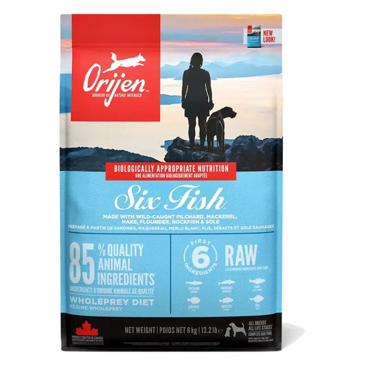 Orijen Canine Adult 6 Ψάρια 11Kg  τροφή για σκύλους