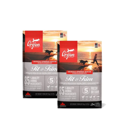 Orijen Canine Adult Fit&Trim 11,4 Kg Τροφή για σκύλους, συσκευασία 2