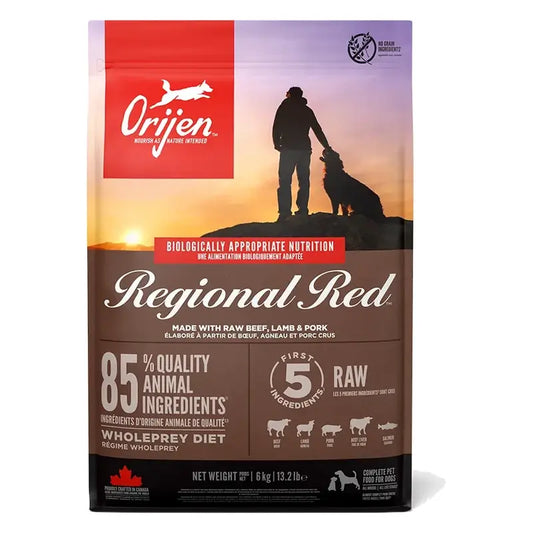 Orijen Canine Adult Regional Red 6Kg  τροφή για σκύλους