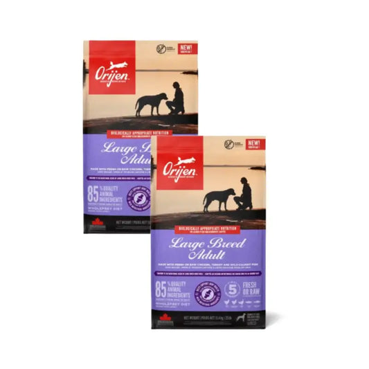 Orijen Canine Large Breed, συσκευασία 11 τεμαχίων, 2 x 4 kg