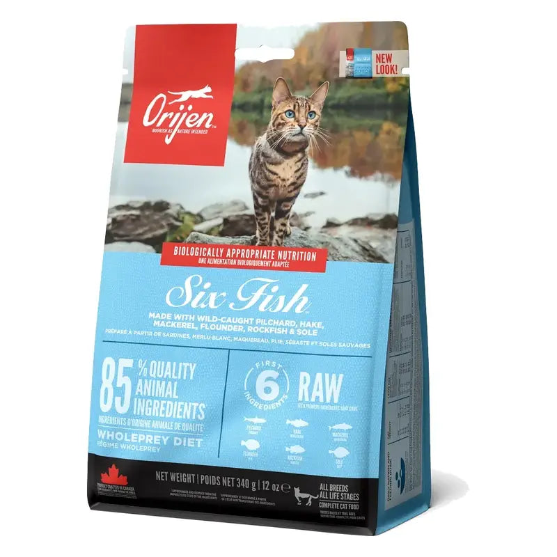 Orijen Feline Adult Six Fish 340 γρ. 