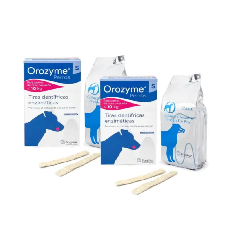 Orozyme Canine S Οδοντικές Λωρίδες, Συσκευασία 2 x 24 Λωρίδες