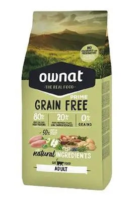 Ownat Prime Feline Feline Adult Grain Free 8kg, cat food