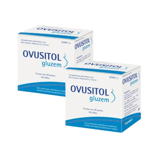 Συσκευασία Ovusitol Gluzem, 2x28 φακελάκια
