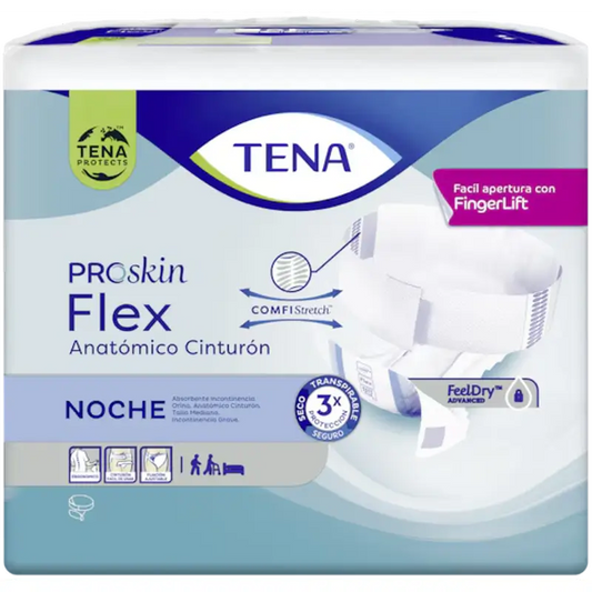 Tena Πάνες Flex Proskin Ανατομικές με Ζώνη για τη Νύχτα, Μεγάλο Μέγεθος, 80 τεμάχια