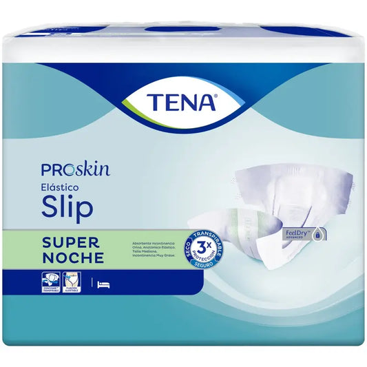 Tena Πάνες Proskin Slip Ελαστικές Μεσαίου Μεγέθους Super Noche, 80 τεμάχια