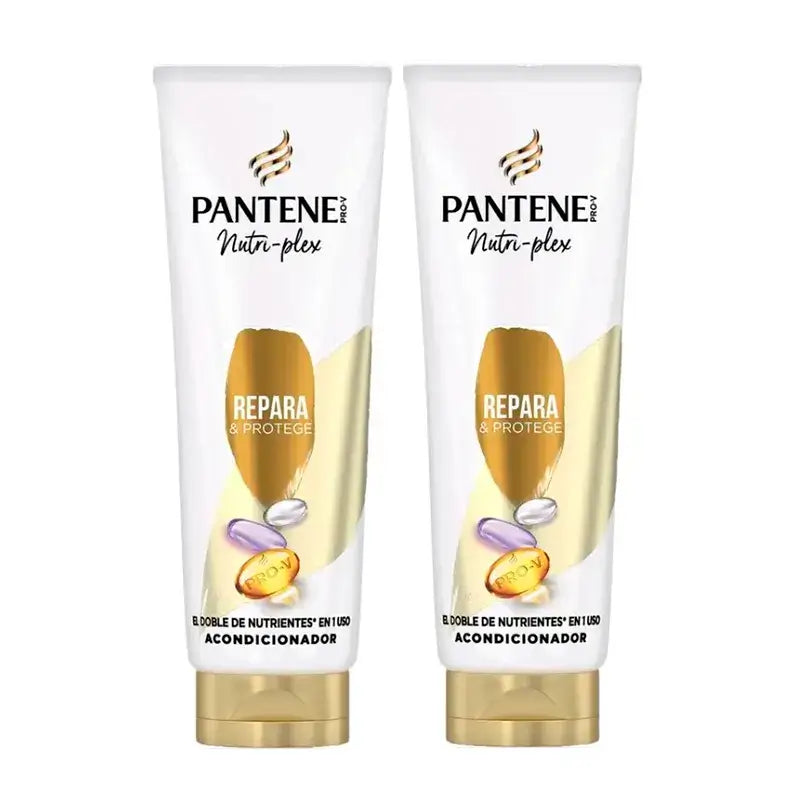 Pantene Nutri Plex Μαλακτικό που Επανόρθωσε και Προστατεύει, Συσκευασία 2 x 325 ml