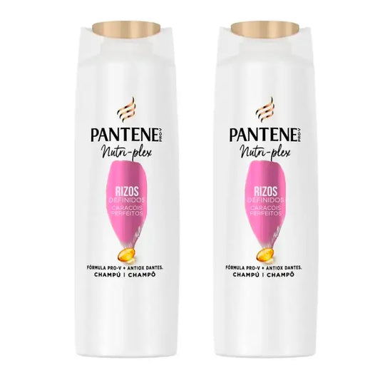 Pantene Nutri Plex Σαμπουάν για μπούκλες, Συσκευασία 2 x 385 ml