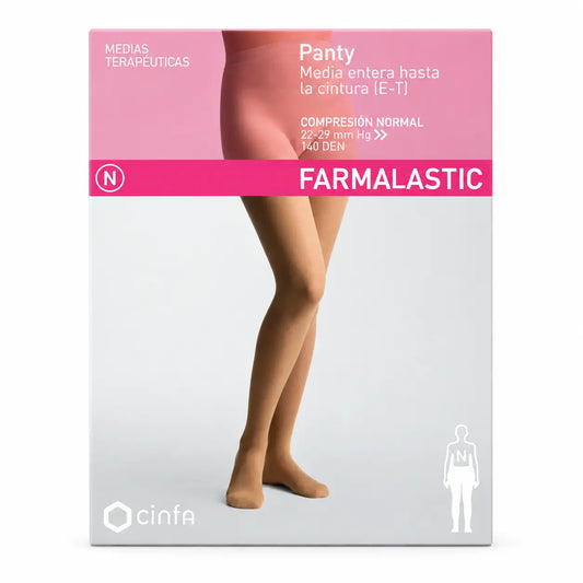 Farmalastic Panty, κανονική συμπίεση, μπεζ, μέγεθος Reina Plus