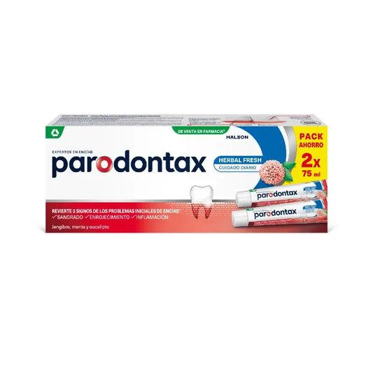 Parodontax Herbal Fresh Οδοντόκρεμα για τη φροντίδα των ούλων, 2x75 ml