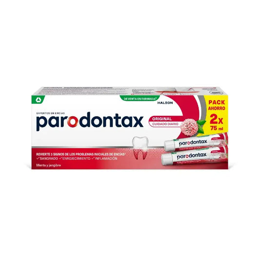 Parodontax Οδοντόκρεμα Herbal Original για τη φροντίδα των ούλων, 2x75 ml