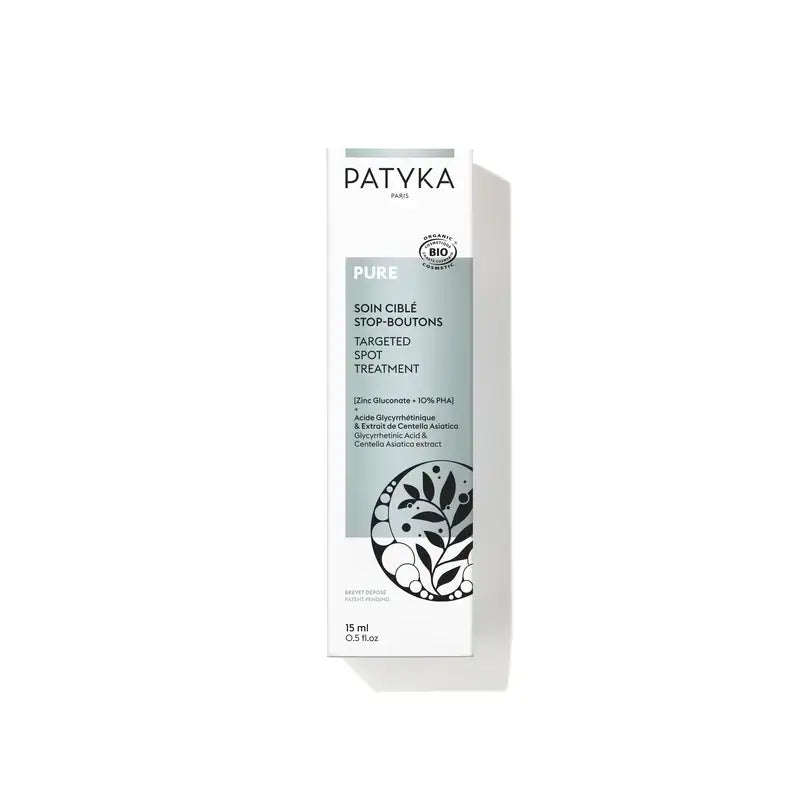 Patyka Pure Τοπική θεραπεία κατά των σπυριών, 15 ml