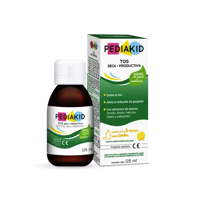 Pediakid Σιρόπι Λεμόνι για Ξηρό και Παραγωγικό Βήχα 125 ml