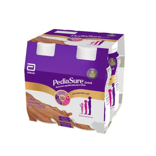 Pediasure Drink Σοκολάτα για παιδιά, 4 φιάλες των 220 ml