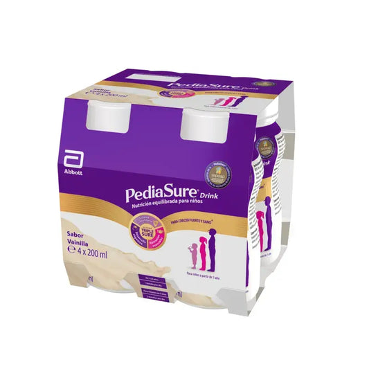 Pediasure Drink Βανίλια για παιδιά, 4 φιάλες των 220 ml