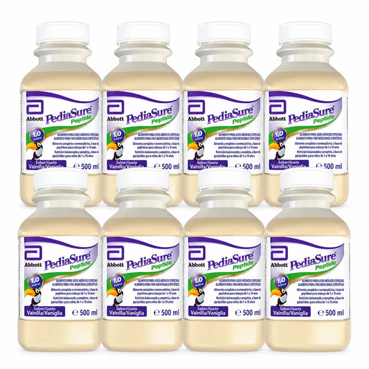 Pediasure Peptide 8 R.T.H. Βανίλια, 8 × 500 ml