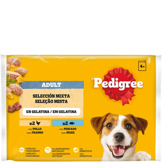 Pedigree Σακουλάκια 4Pack Κοτόπουλο και Αρνί 13X4X100