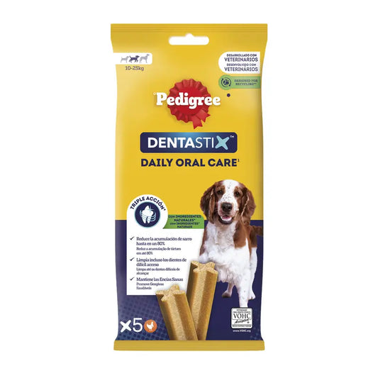 Pedigree Dentastix για μεσαίου μεγέθους σκύλους, συσκευασία 10 x 180 γρ.