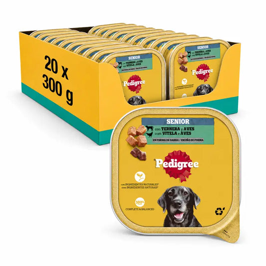 Pedigree Tarrina Senior, συσκευασία 20 x 300 γρ.