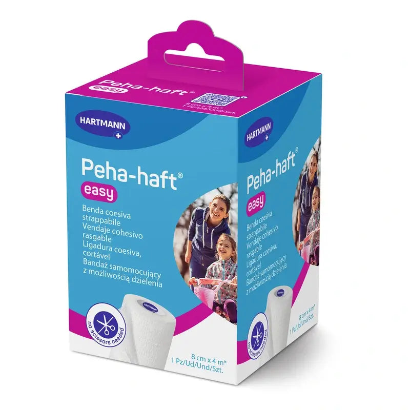 Peha-Haft Συγκολλητικός επίδεσμος Easy White 8X4, 1 τεμάχιο