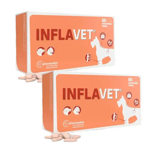 Pharmadiet Inflavet, Συσκευασία 2 x 60 δισκία