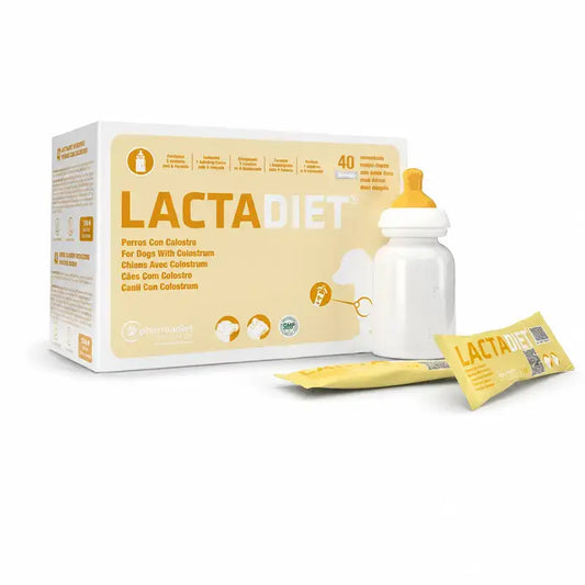 Pharmadiet Lactadiet Πρωτόγαλα για σκύλους, 40 x 7,5 γρ. (300 γρ.)