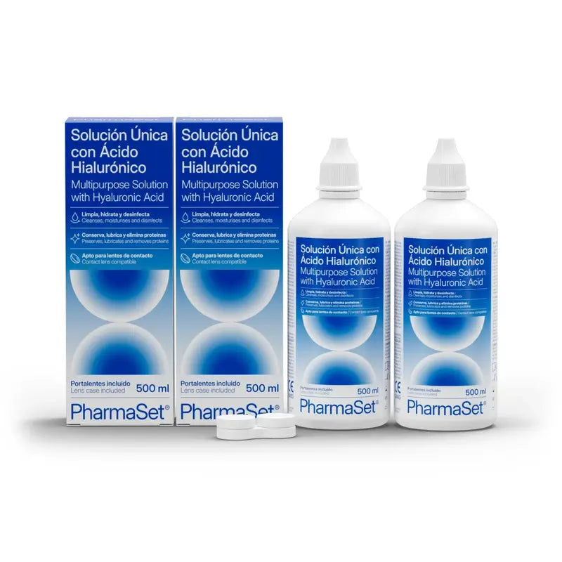 Pharmaset Solucion Única Ha, 2 × 500 ml