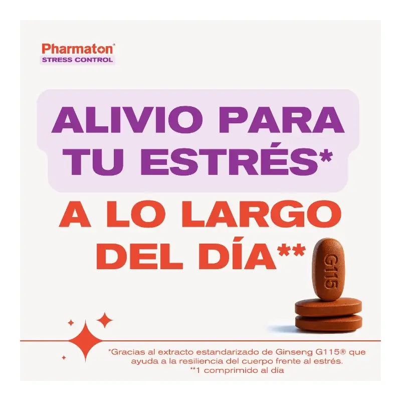 Pharmaton Stress Control Πολυβιταμίνη, 100 δισκία