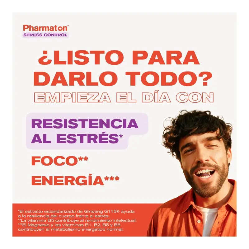 Pharmaton Stress Control Πολυβιταμίνη, 100 δισκία