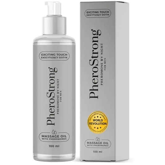 Pherostrong Λάδι μασάζ By Night για άνδρες, 100 ml