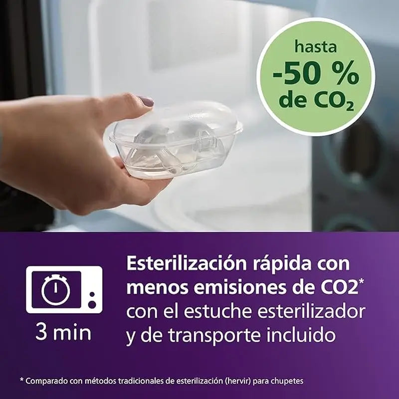 Philips Avent 2 πιπίλες Ultra Air για τη νύχτα, 6-18 μηνών, για κορίτσια