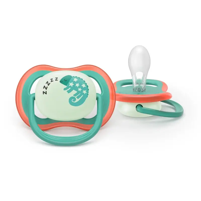 Philips Avent 2 πιπίλες Ultra Air για τη νύχτα, 6-18 μηνών, αγόρι