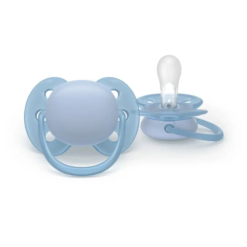 Philips Avent 2 πιπίλες ultra soft 0-6 μηνών για αγόρια