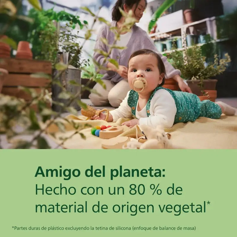 Philips Avent 2 πιπίλες ultra soft 6-18 μηνών, ουδέτερο χρώμα