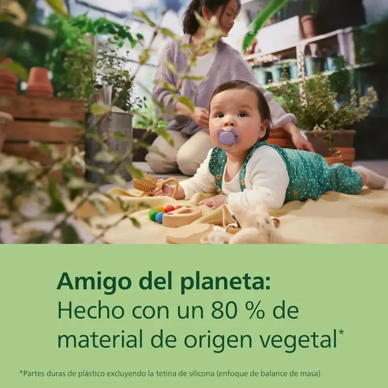 Philips Avent 2 πιπίλες ultra soft 6-18 μηνών για κορίτσια