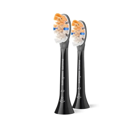 Philips Κεφαλές Sonicare Diamondclean Mini Μαύρες, Συσκευασία 2 τεμαχίων 