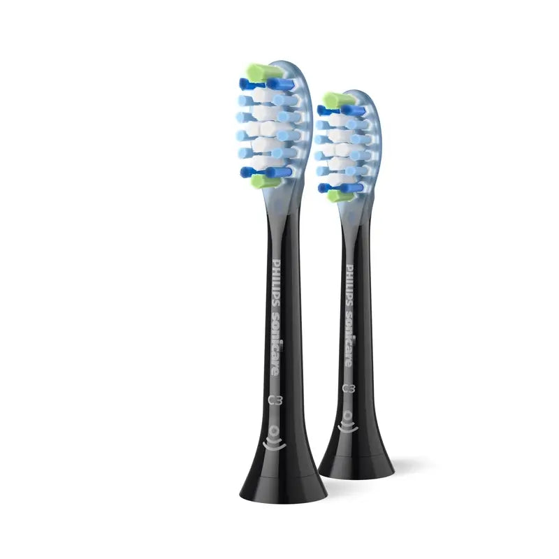 Philips Κεφαλές Sonicare Diamondclean Mini Μαύρες, Συσκευασία 2 τεμαχίων