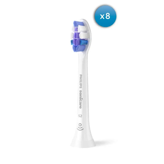 Philips Κεφαλές Sonicare Proresults Λευκές, Συσκευασία 8 τεμαχίων 