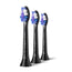 Philips Κεφαλές Sonicare Sensitive Μαύρες για ευαίσθητα δόντια, συσκευασία 8 τεμαχίων