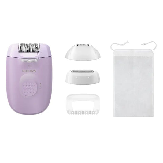 Philips Epilator Series 4000 Αποτριχωτική συσκευή με καλώδιο, ροζ